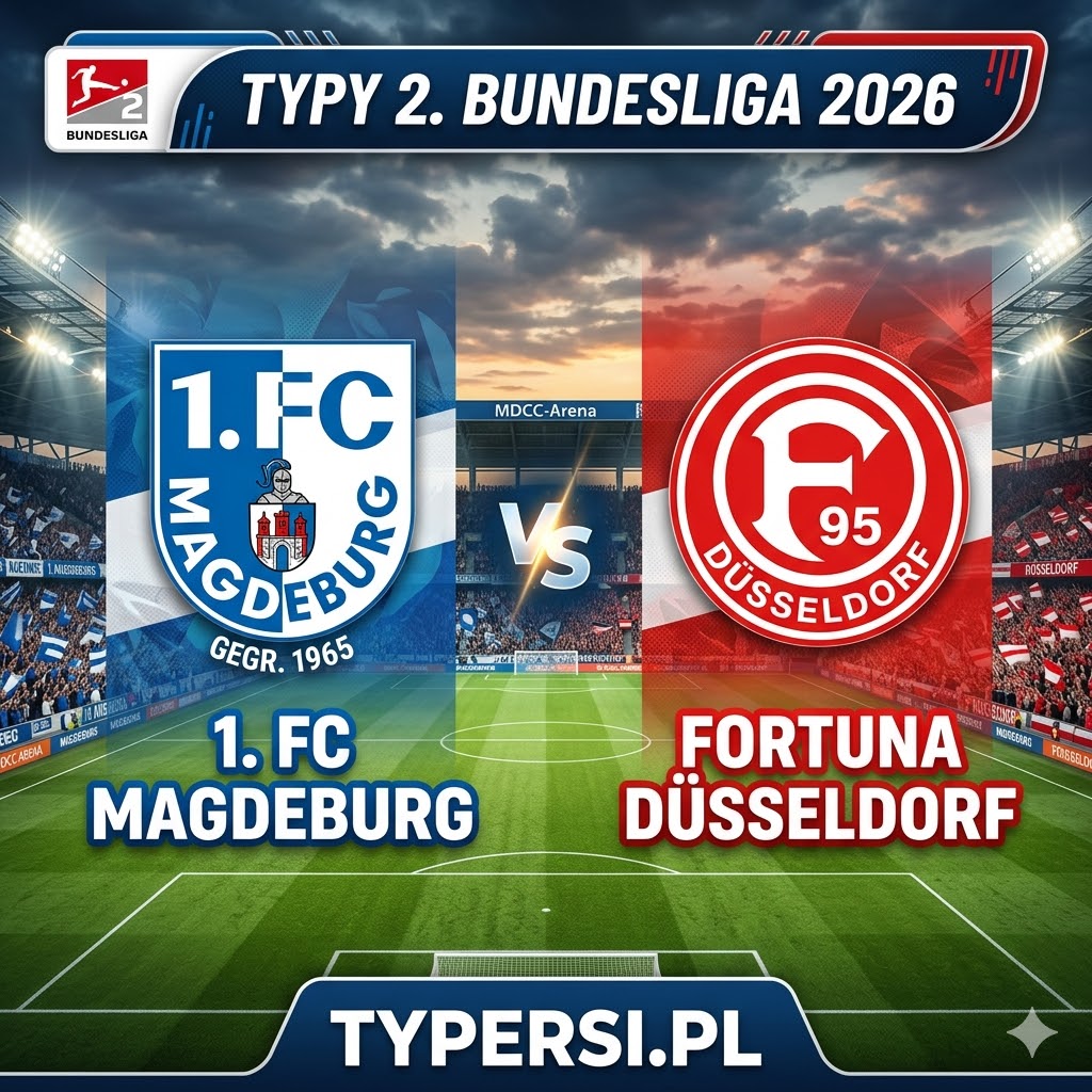 Typy Bukmacherów 2. Bundesliga 2026 : Magdeburg vs Fortuna Duesseldorf - 30 kolejka