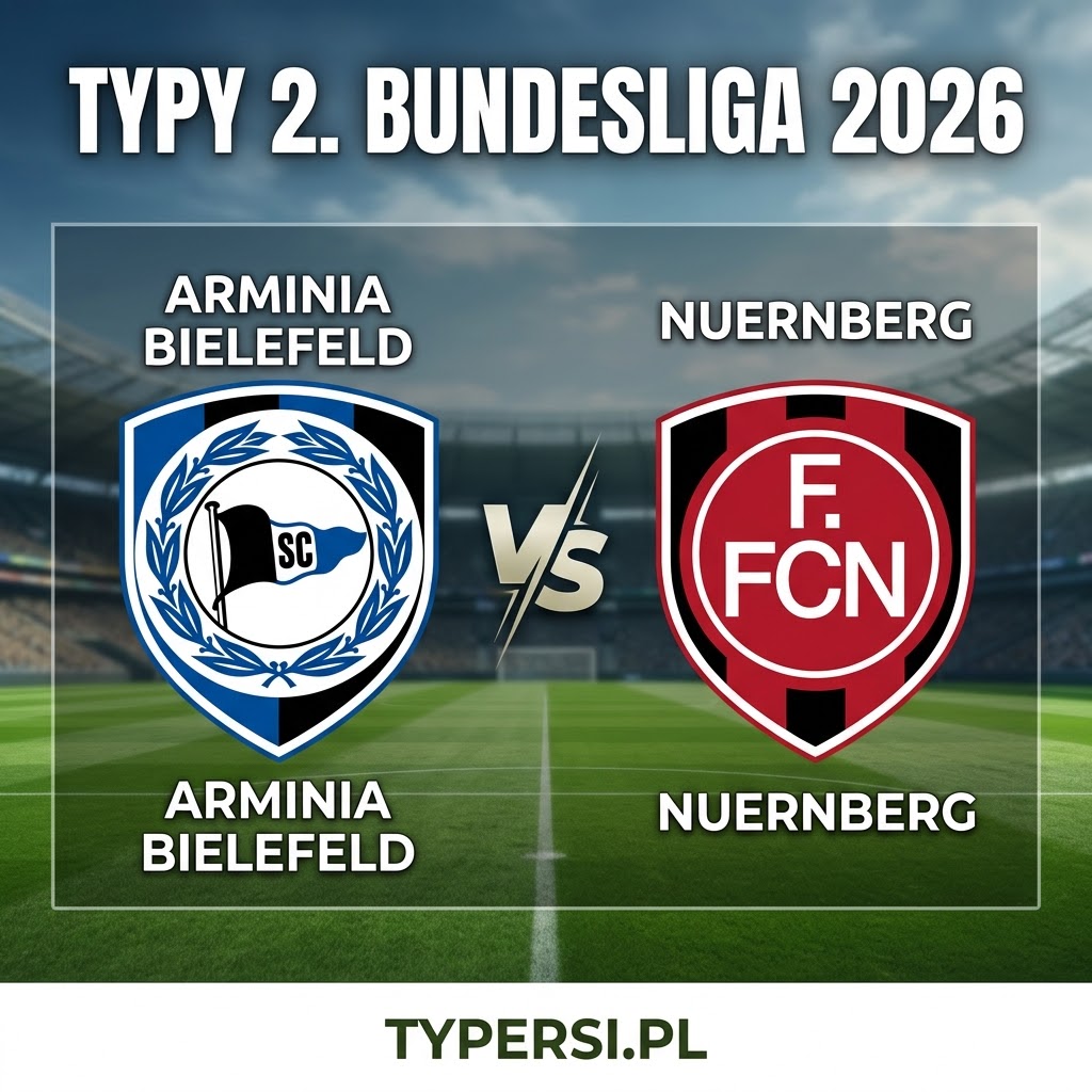 Typy Bukmacherów 2. Bundesliga 2026 : Arminia Bielefeld vs Nuernberg - 30 kolejka