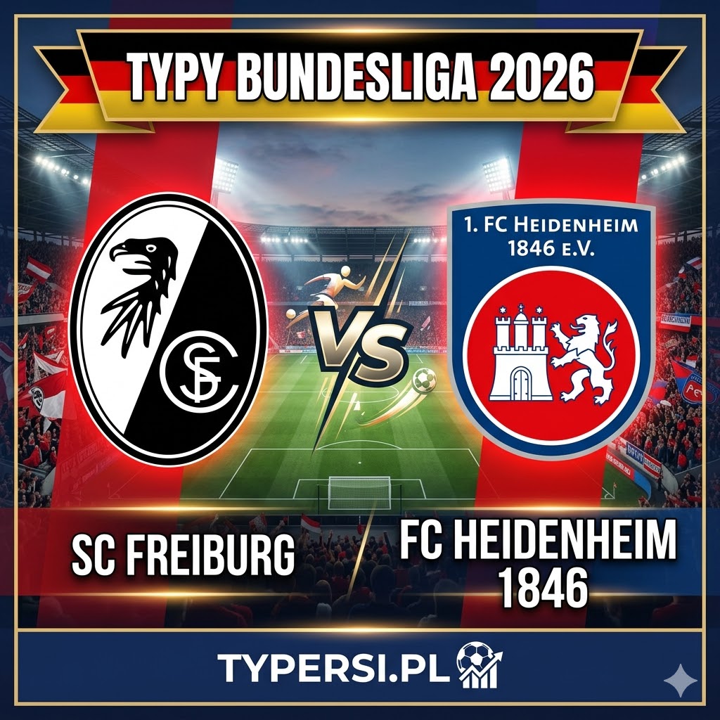 Typy Bukmacherów Bundesliga 2026 : Freiburg vs FC Heidenheim - 30 kolejka