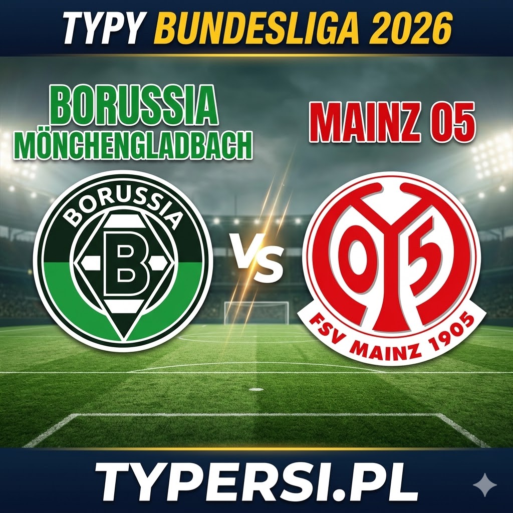 Typy Bukmacherów Bundesliga 2026 : Borussia Moenchengladbach vs Mainz 05 - 30 kolejka