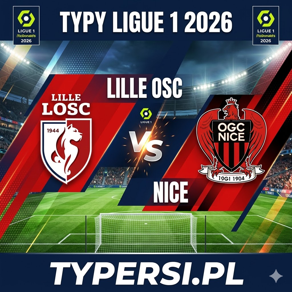 Typy Bukmacherów Ligue 1 2026 : Lille vs Nice - 30 kolejka