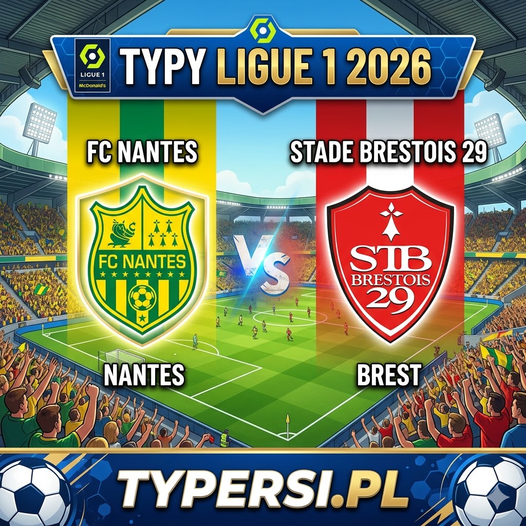 Typy Bukmacherów Ligue 1 2026 : Nantes vs Brest - 30 kolejka