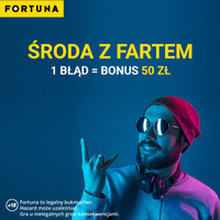 Bonus na środę - „Farciarz” na całą ofertę prematch w Fortunie