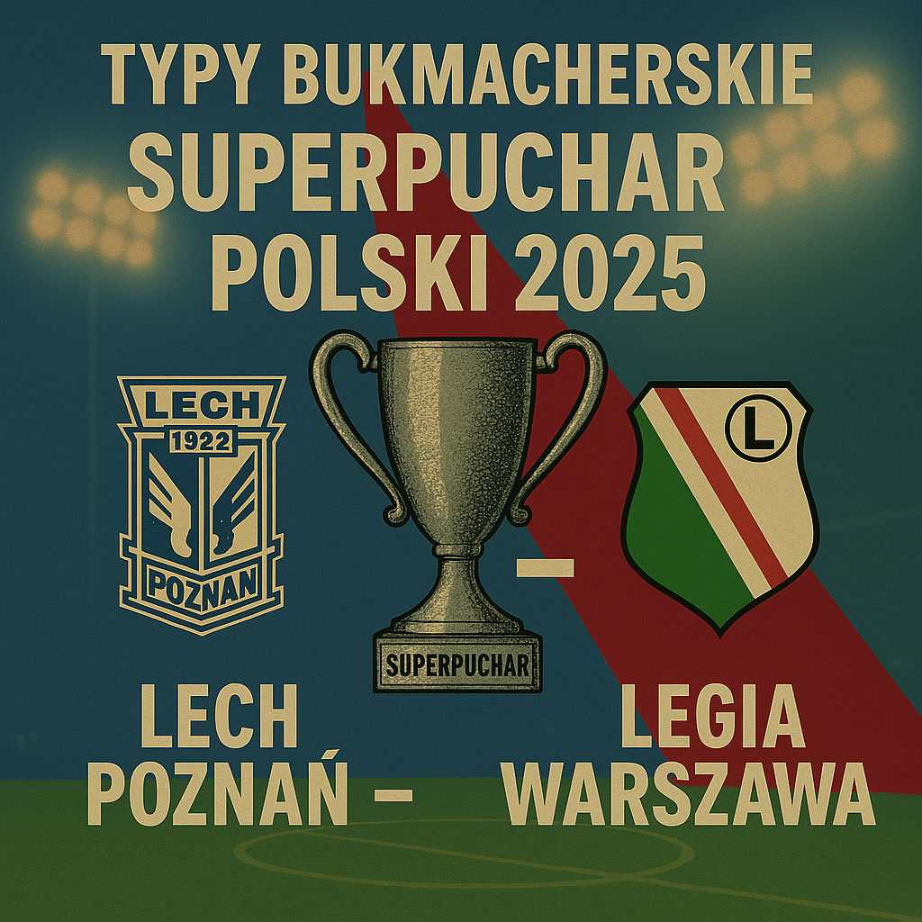 Typy bukmacherskie na Superpuchar Polski 2025: Lech Poznań – Legia Warszawa