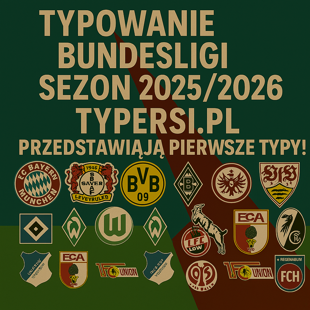 Typowanie Bundesligi sezon 2025/2026 - Typersi.pl przedstawiają pierwsze Typy!!