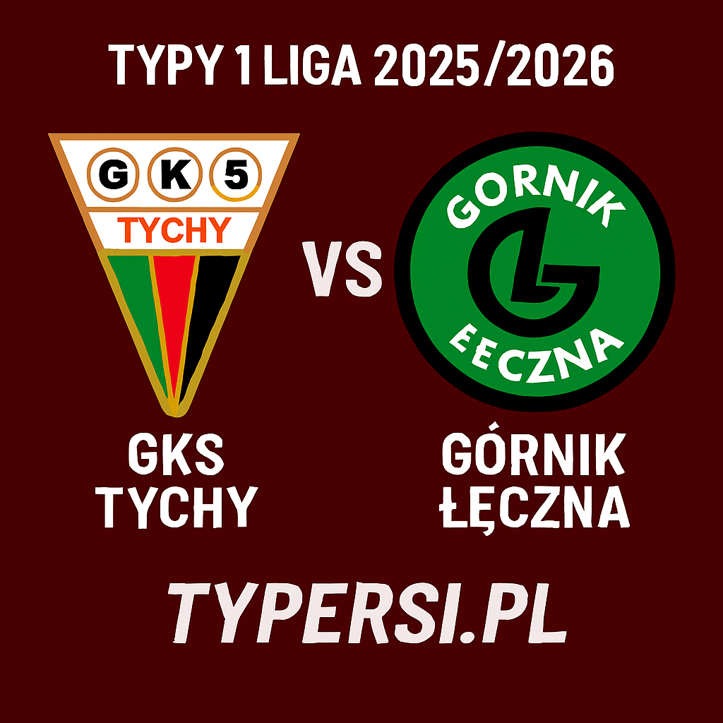 Typy 1. liga 2025/2026: GKS Tychy 71 vs Górnik Łęczna – 5 kolejka