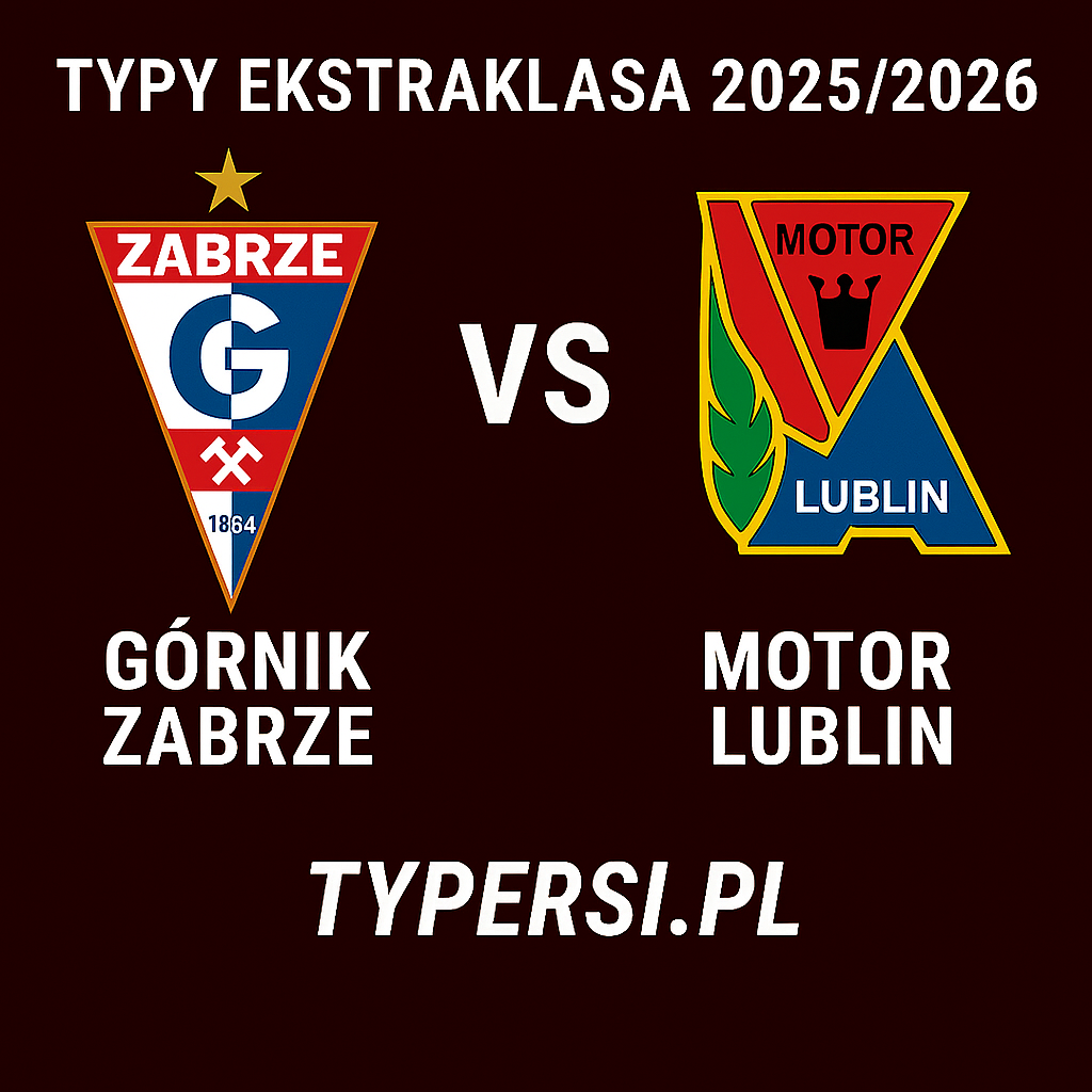 Typy Ekstraklasa 2025/2026: Górnik Zabrze vs Motor Lublin– 7 kolejka