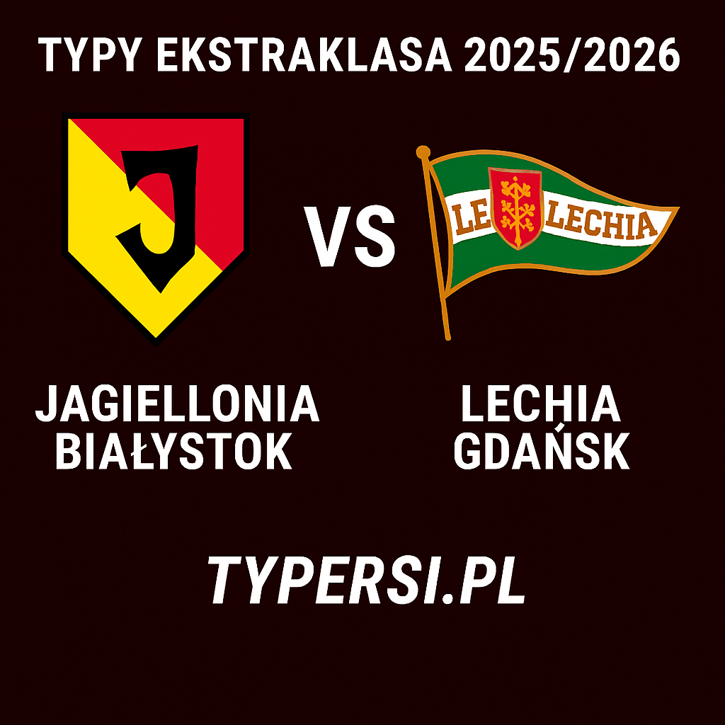 Typy Ekstraklasa 2025/2026: Jagiellonia Białystok vs Lechia Gdańsk – 7 kolejka