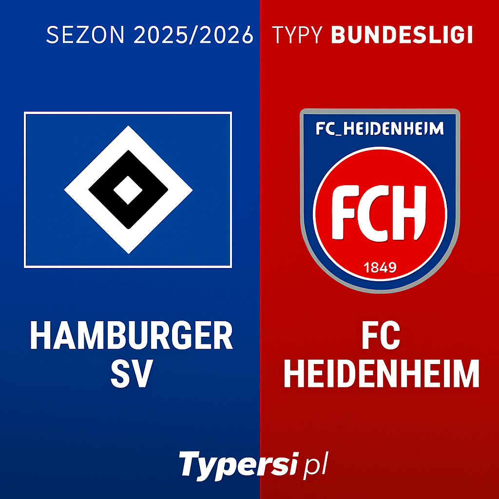 Typy Bundesliga 2025/2026: Hamburger SV vs FC Heidenheim – 4 kolejka