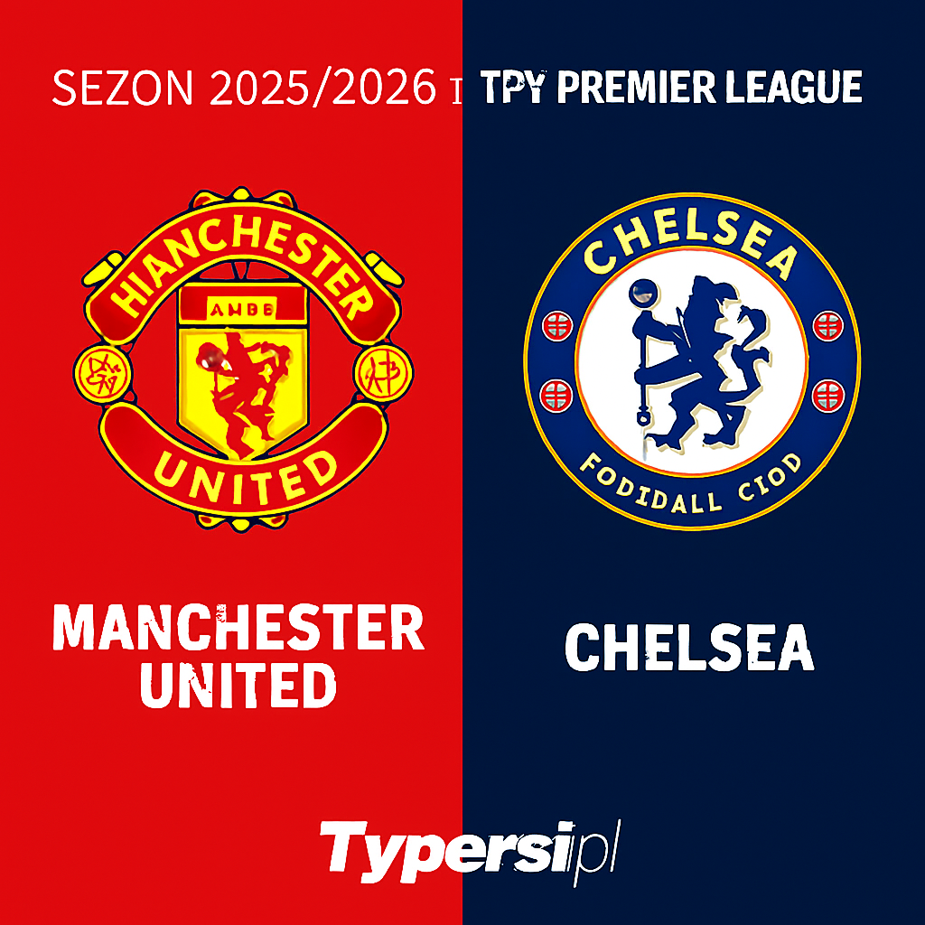 Typy Premier League 2025/2026: Manchester United vs Chelsea – 5 kolejka